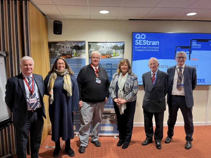 Scottish Government Minister Fiona Hyslop meets with SEStran Board Chair, Deputies and Director.